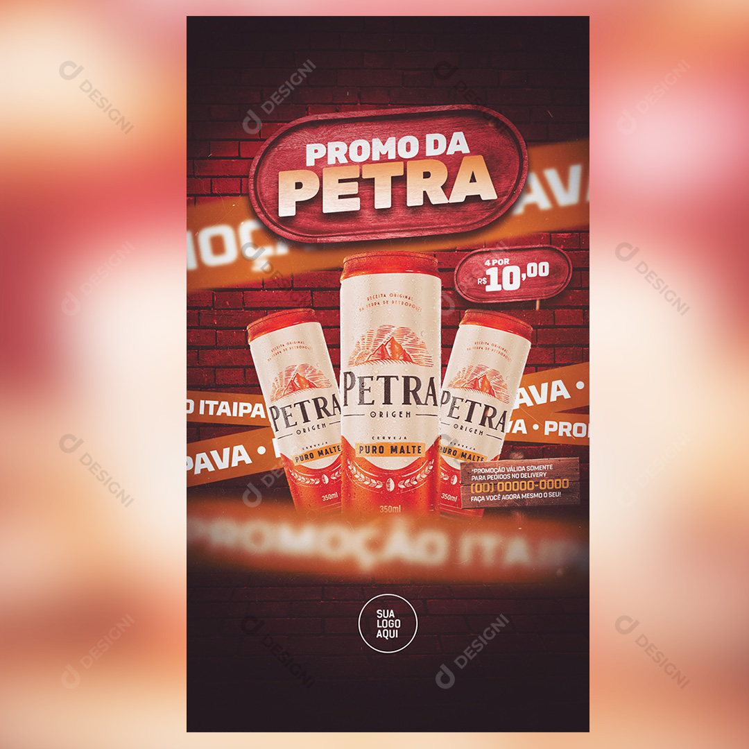 Promo Petra Stories Distribuidora Social Media PSD Editável