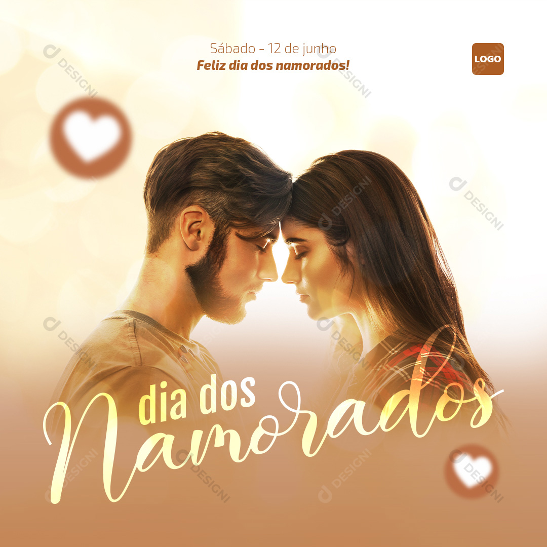 Dia Dos Namorados Social Media PSD Editável