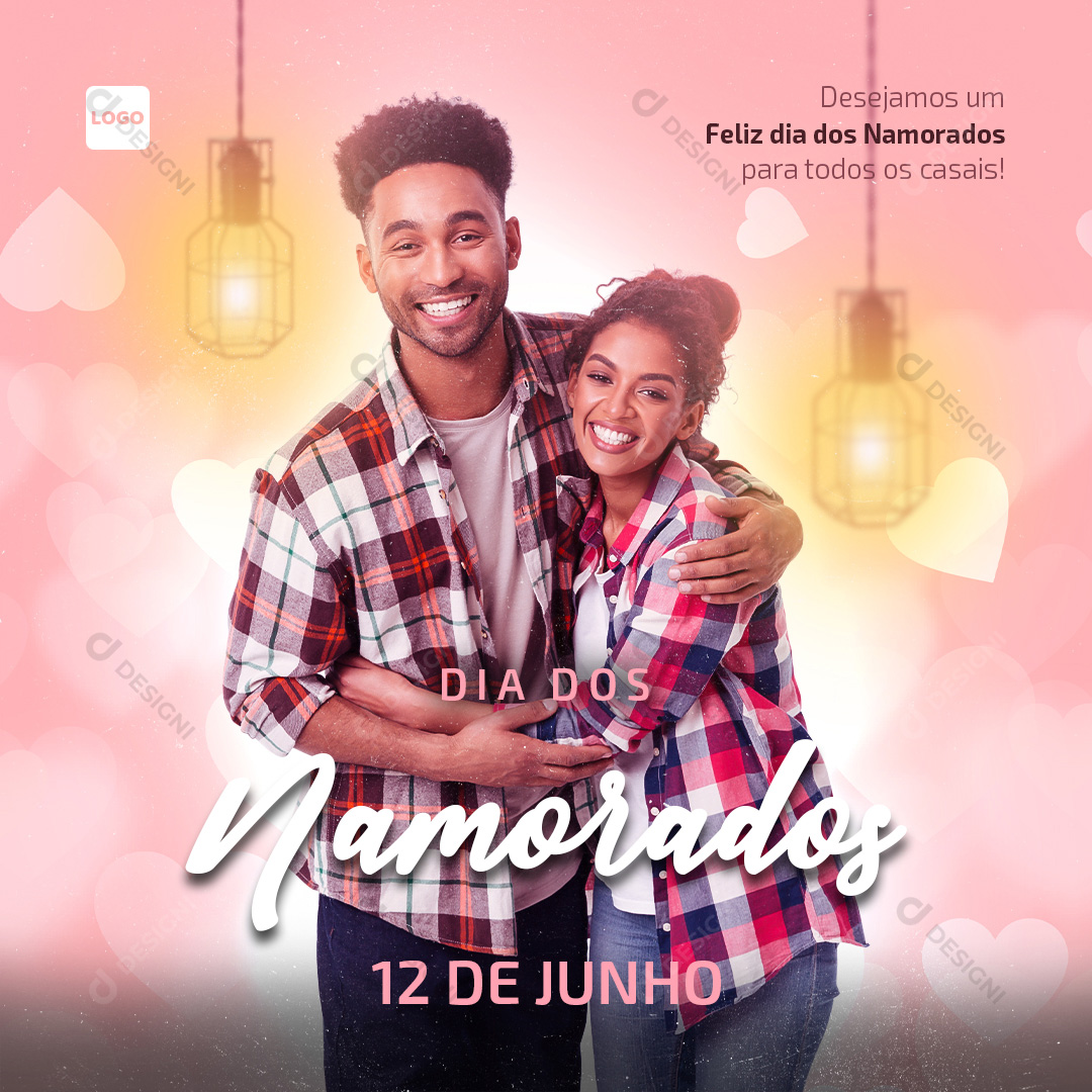 Dia Dos Namorados 12 de Junho Social Media PSD Editável