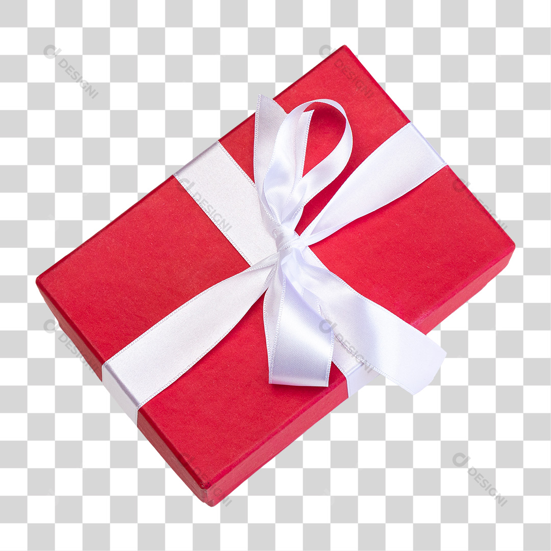 Pacote de Presente Vermelho PNG Transparente Sem Fundo