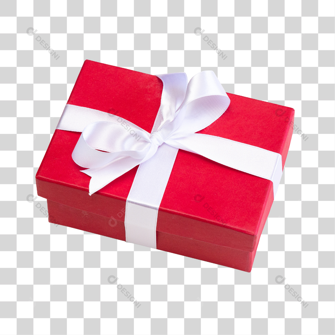 Pacote de Presente Vermelho PNG Transparente Sem Fundo