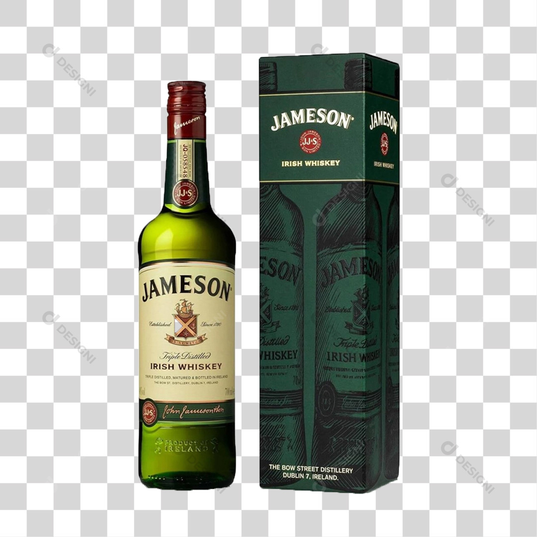 Jamesom Irish Whiskey PNG Transparente Sem Fundo