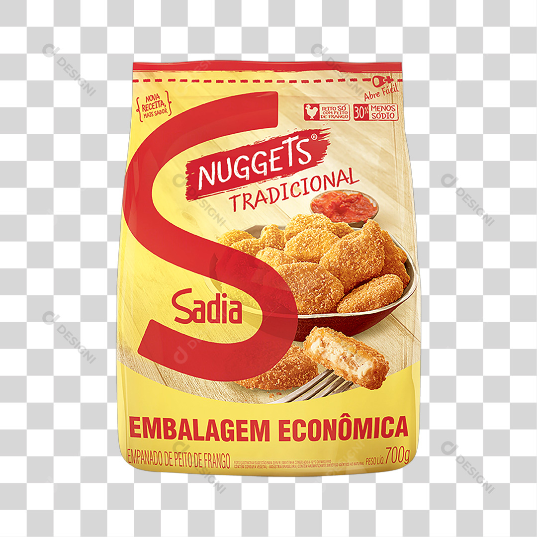 Nuggets Tradicional Sadia PNG Transparente Sem Fundo