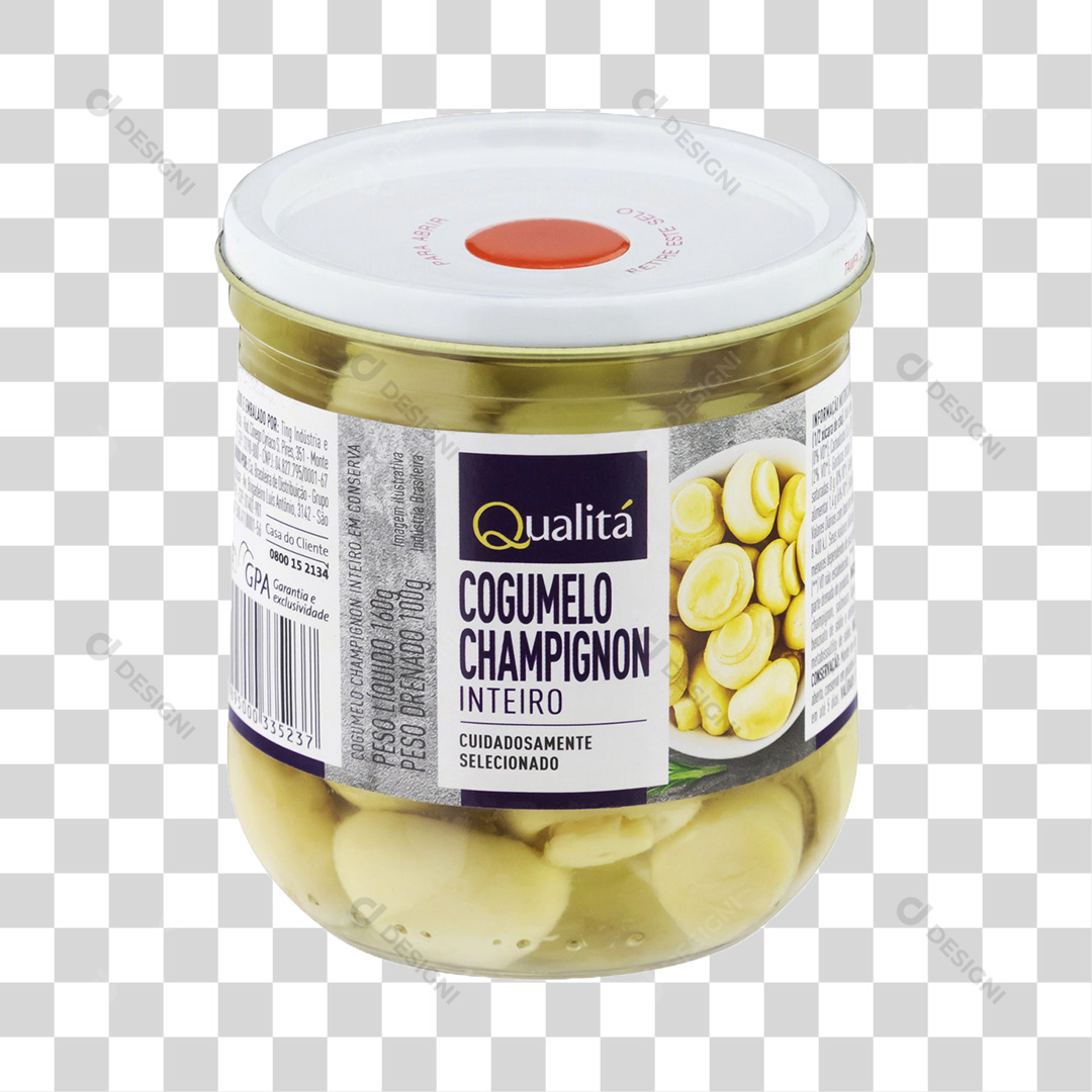 Qualitá Cogumelo Champignon PNG Transparente