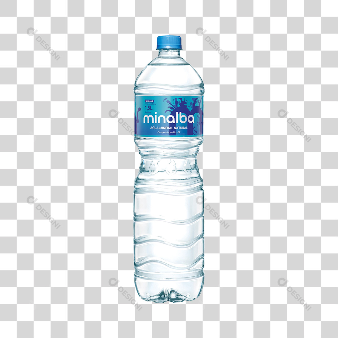 Agua Mineral Minalba PNG Transparente Sem Fundo