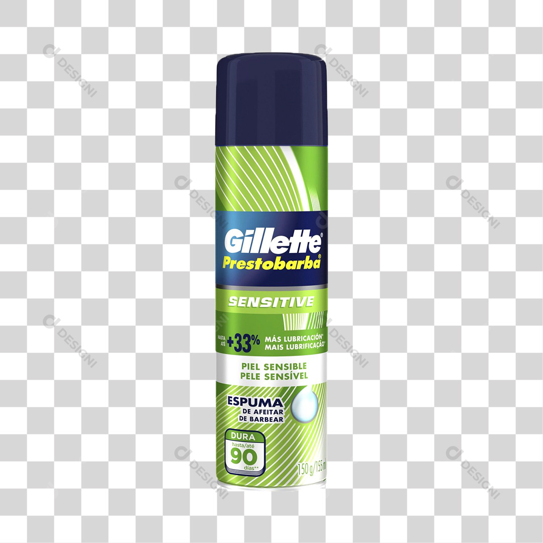 Gillette Prestobarba Sensitive PNG Transparente Sem Fundo