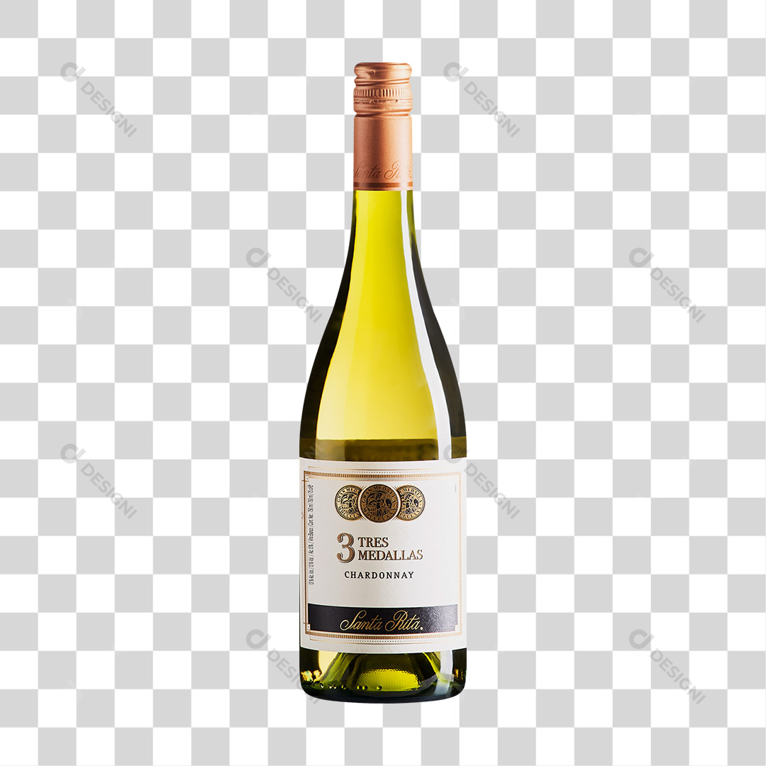 Vinho Tres Medallas Santa Maria PNG Transparente