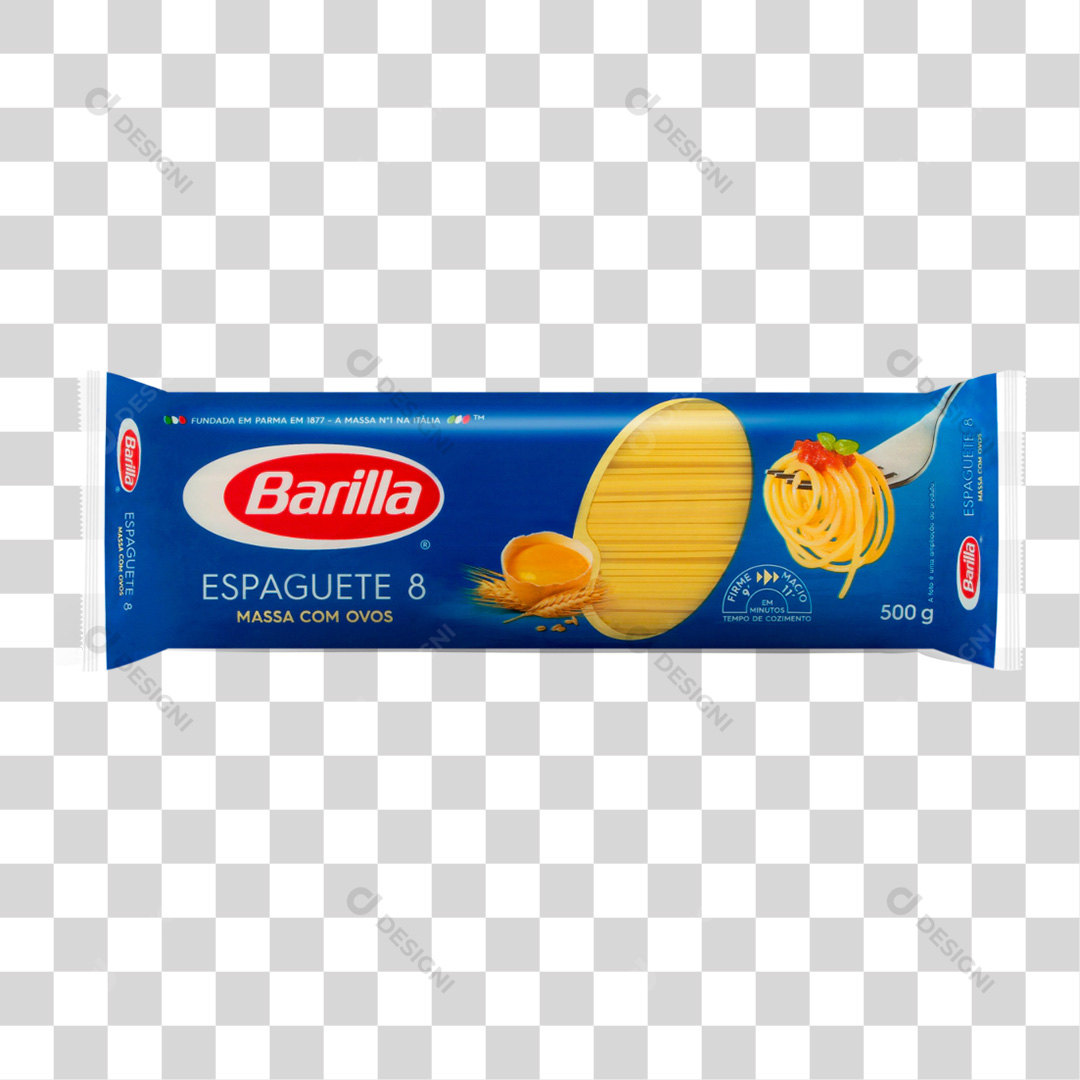 Barilla Espaguete 8 Massa Com Ovo PNG Transparente