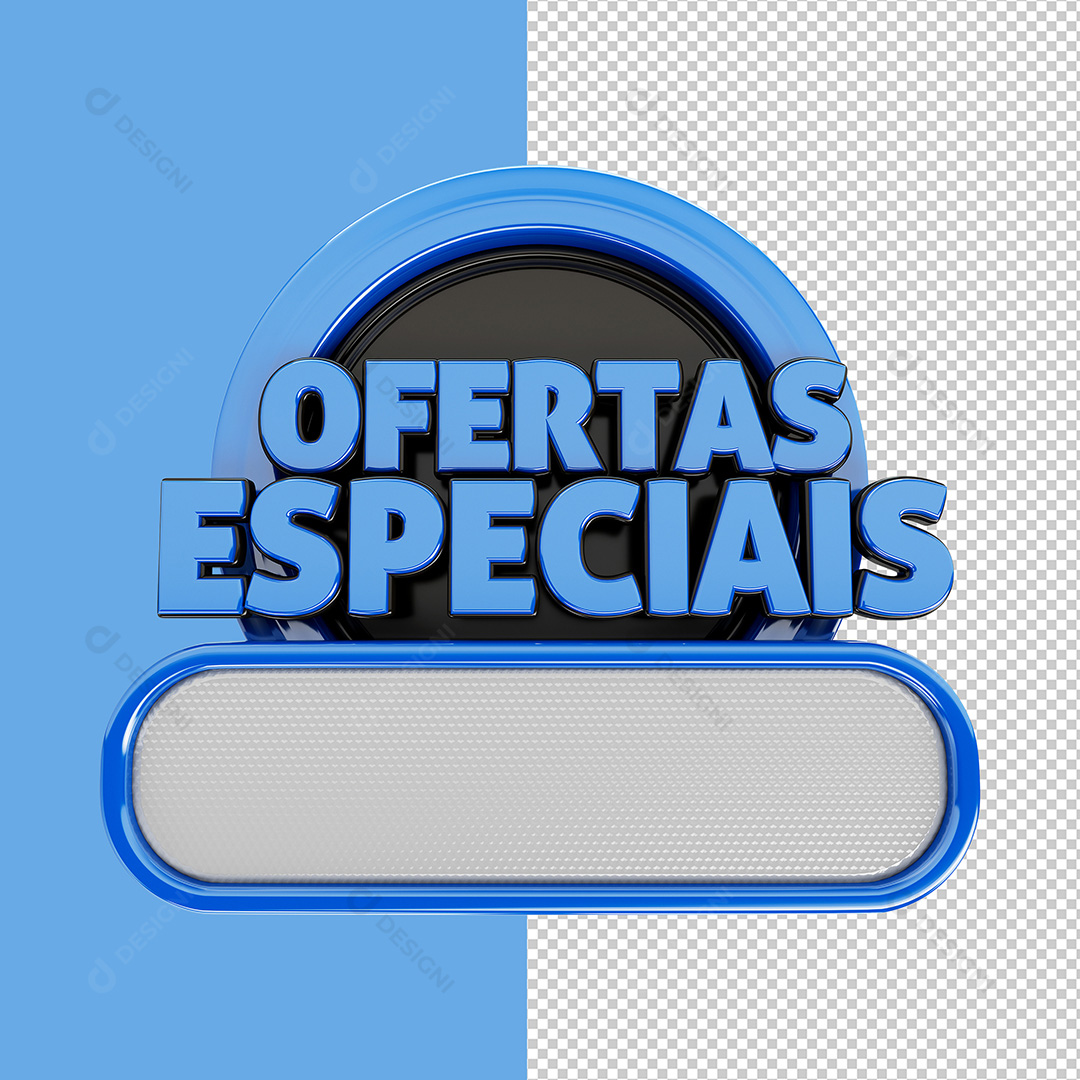 Selo 3D Ofertas Especiais PNG Transparente Sem Fundo
