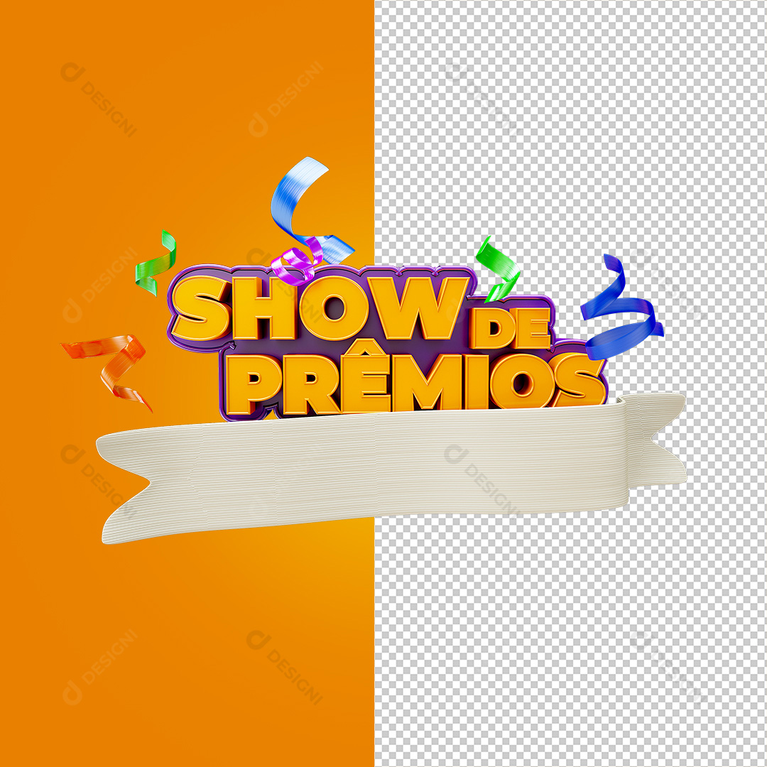 Selo 3D Show de Prêmios PNG Transparente Sem Fundo