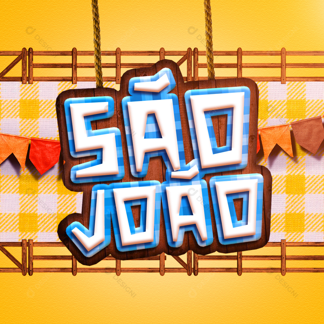 Social Media São João Festa Junina PSD Editável