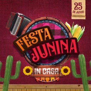 Festa Junina São João In Casa Social Media PSD Editável