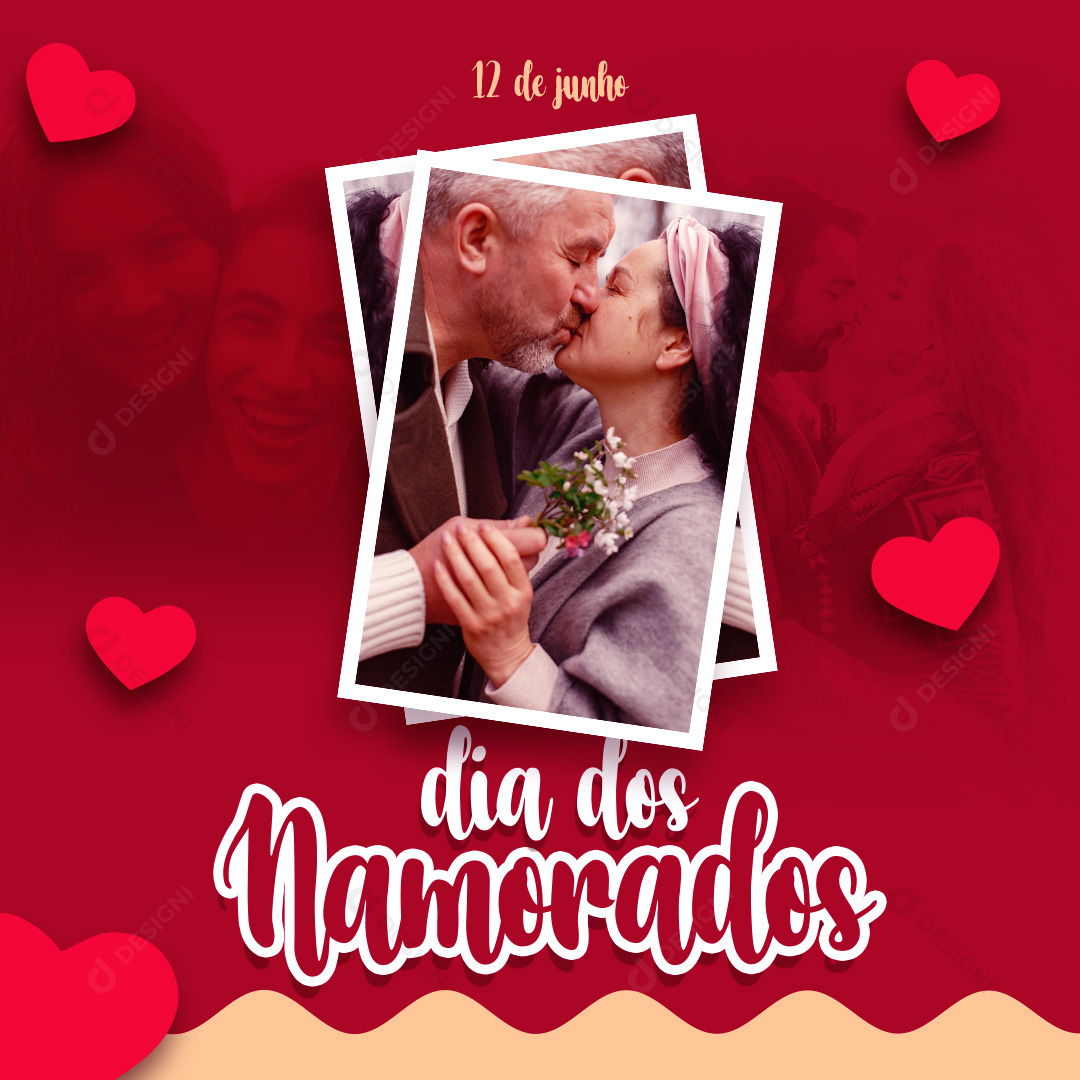 12 de Junho Dia Dos Namorados Social Media PSD Editável