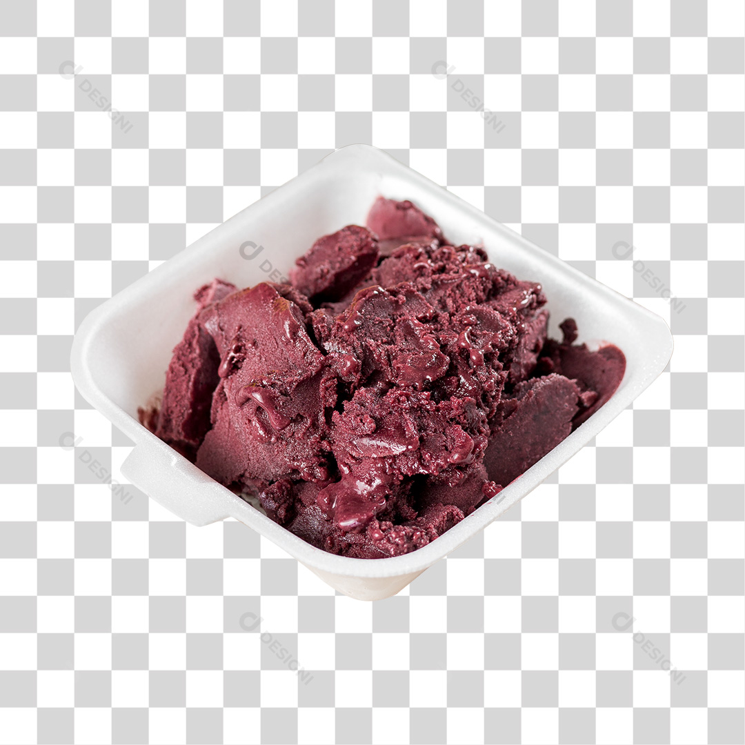 Marmita de Açaí PNG Transparente Sem Fundo
