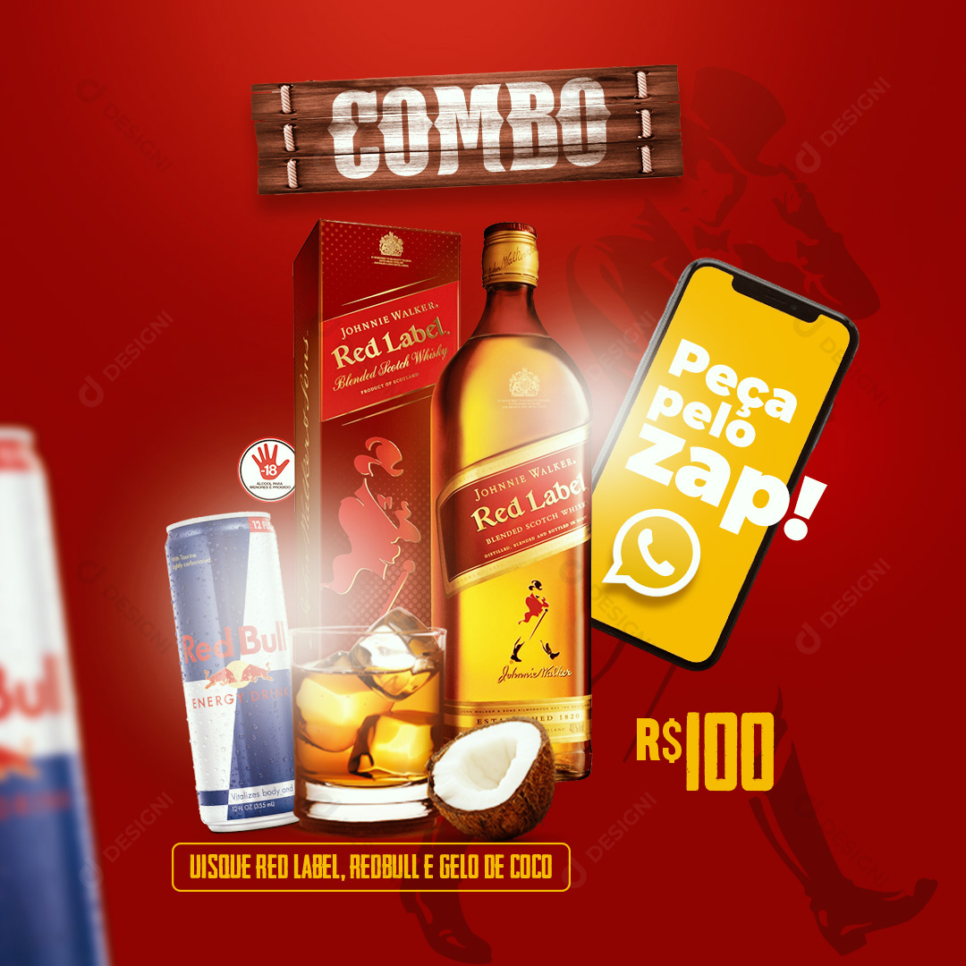 Combo Distribuidora Peça Pelo Zap Social Media PSD Editável