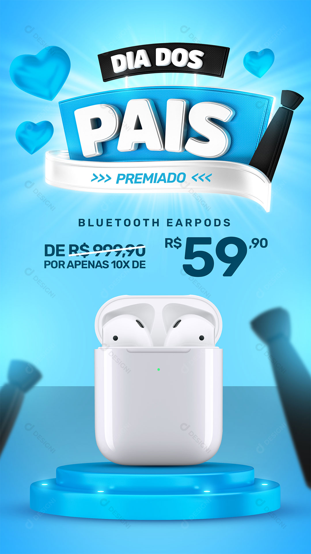 Dia dos Pais Premiado Social Media PSD Editável