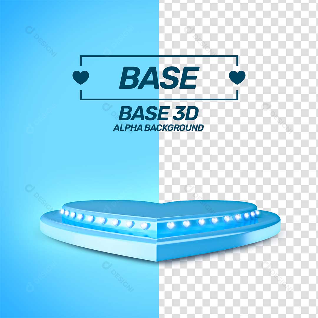 Base 3D Elemento Para Composição PNG Transparente Sem Fundo