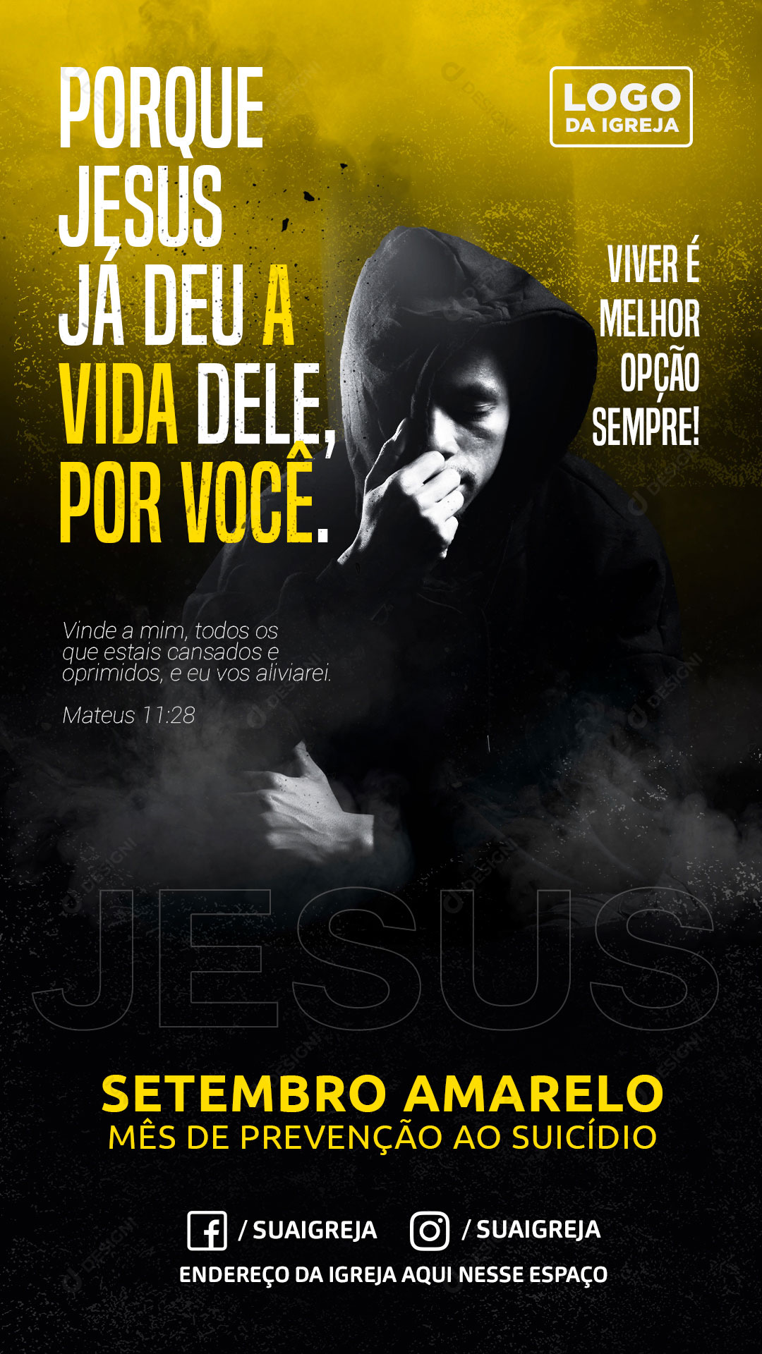 Story Setembro Amarelo Social Media PSD Editável