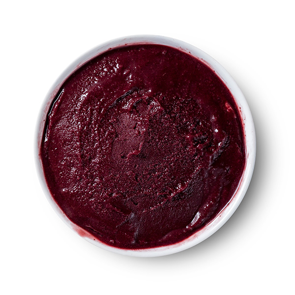 Açaí No Pote Visto De Cima