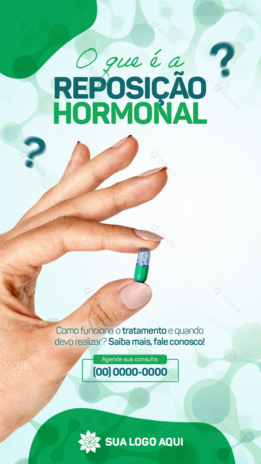 Story Endocrinologista o Que e Reposicao Hormonal PSD Editável