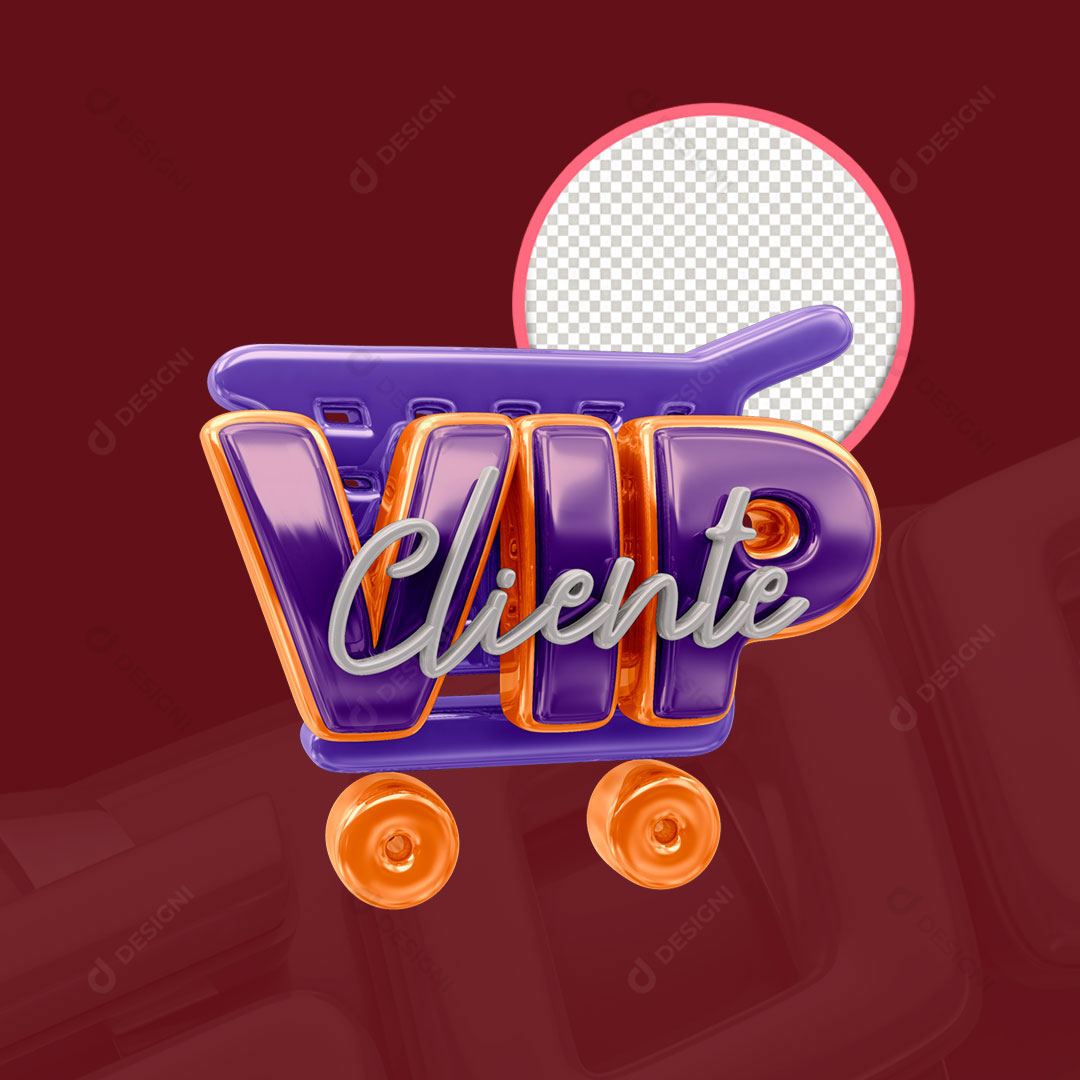 Cliente Vip Selo 3D PNG Transparente Sem Fundo