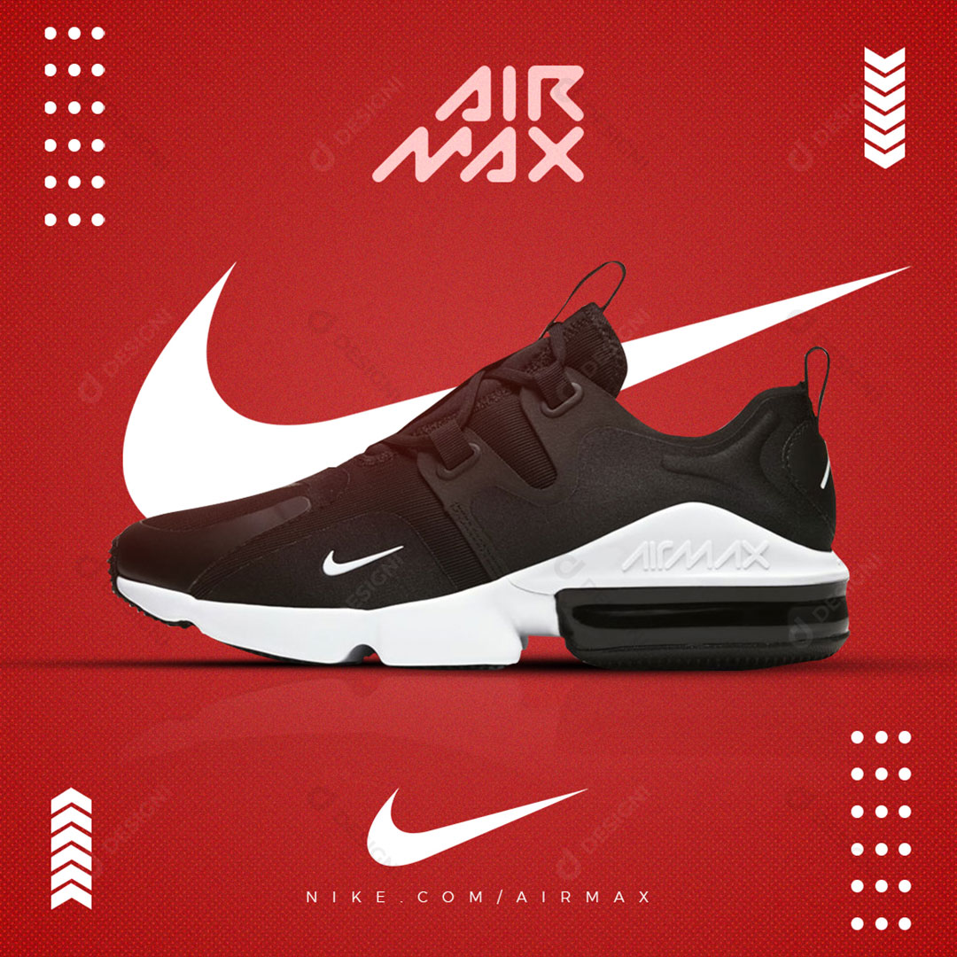 Loja Tênis Nike Air Max Social Media PSD Editável