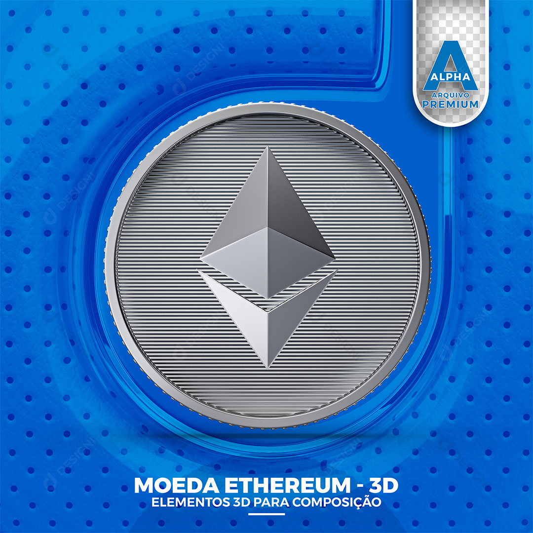 Moeda Elemento 3D Para Composição PNG Transparente