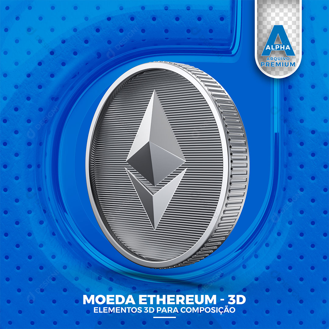 Moeda Elemento 3D Para Composição PNG Transparente