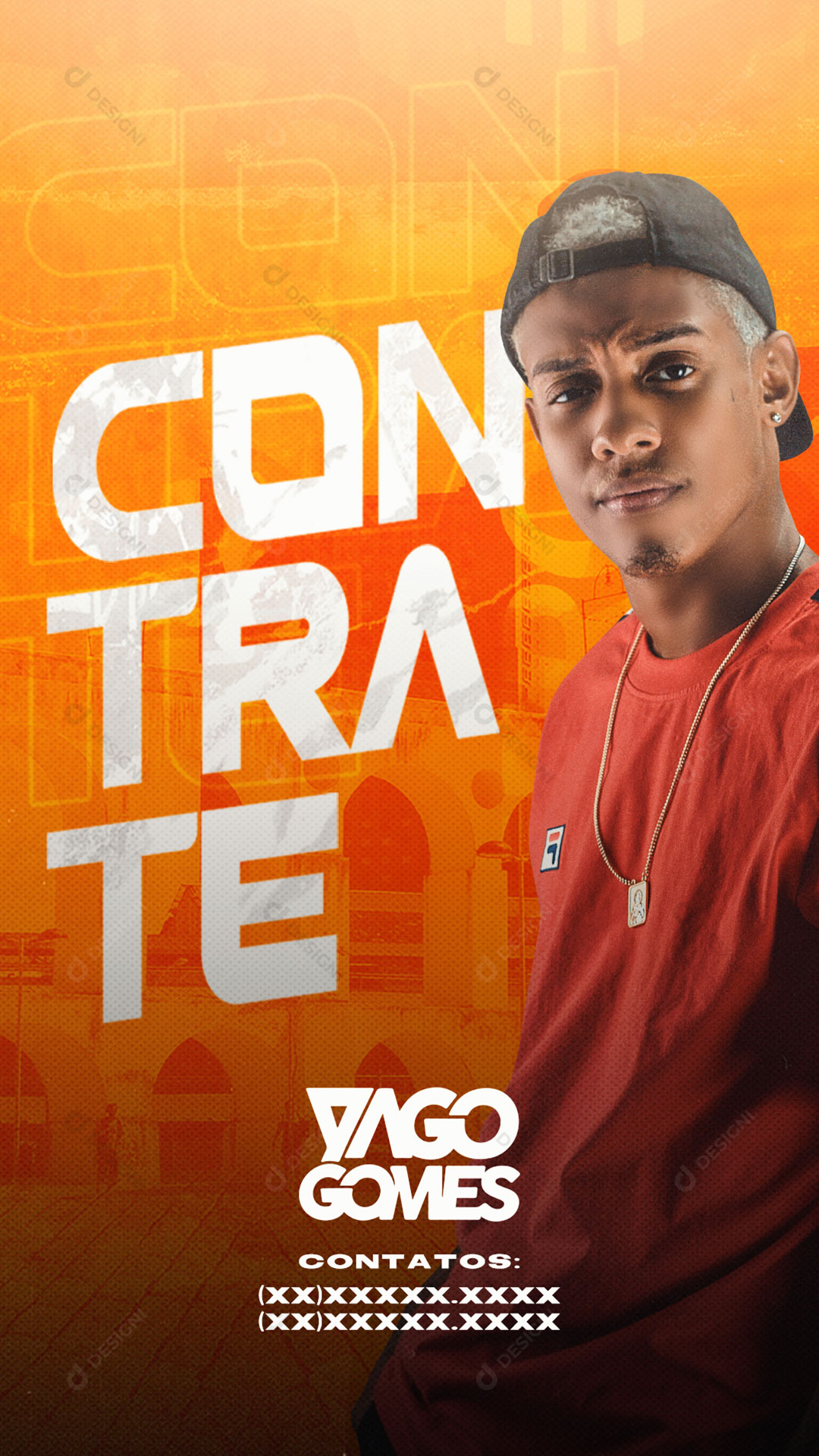 Story Flyer Contrate Yago Alves Social Media PSD Editável