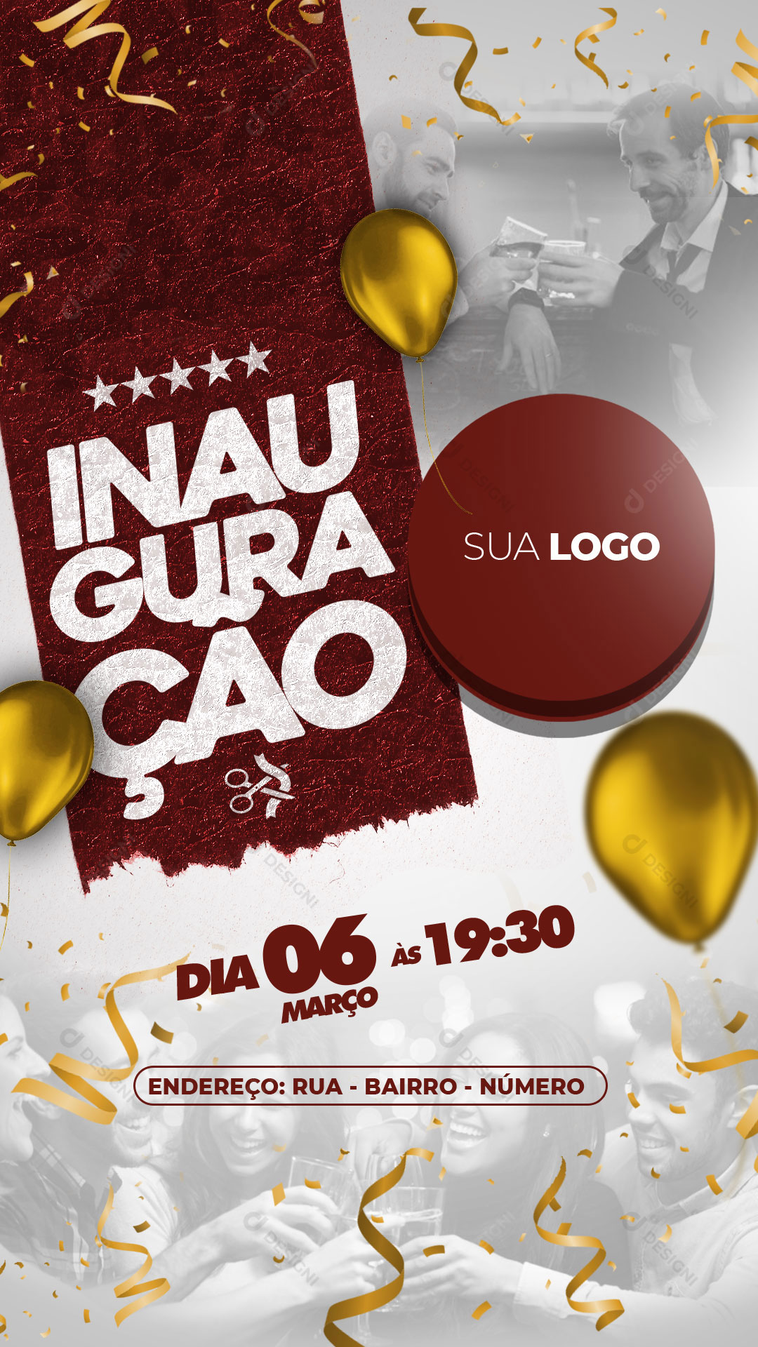 Story Loja Inauguração Social Media PSD Editável