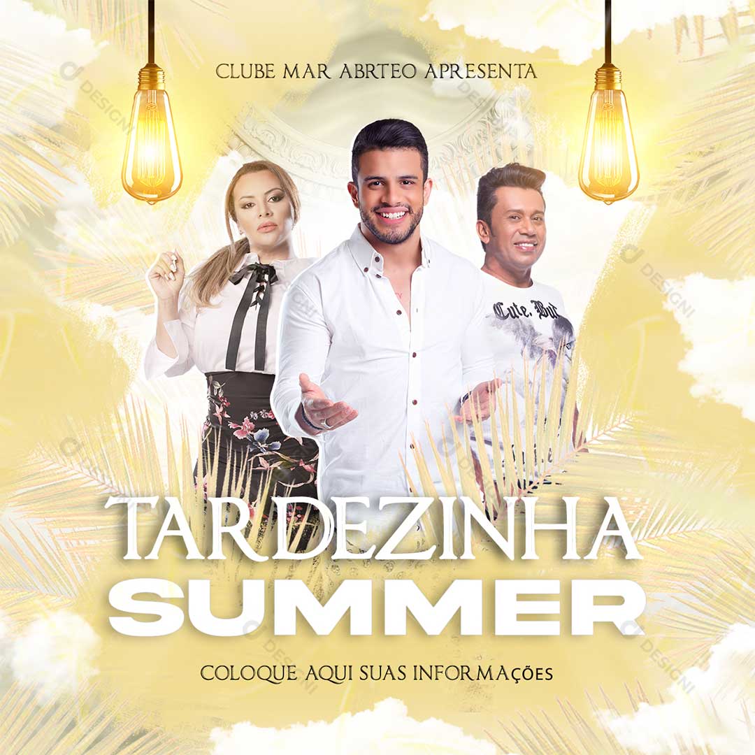 Flyer Tardizinha Summer Social Media PSD Editável