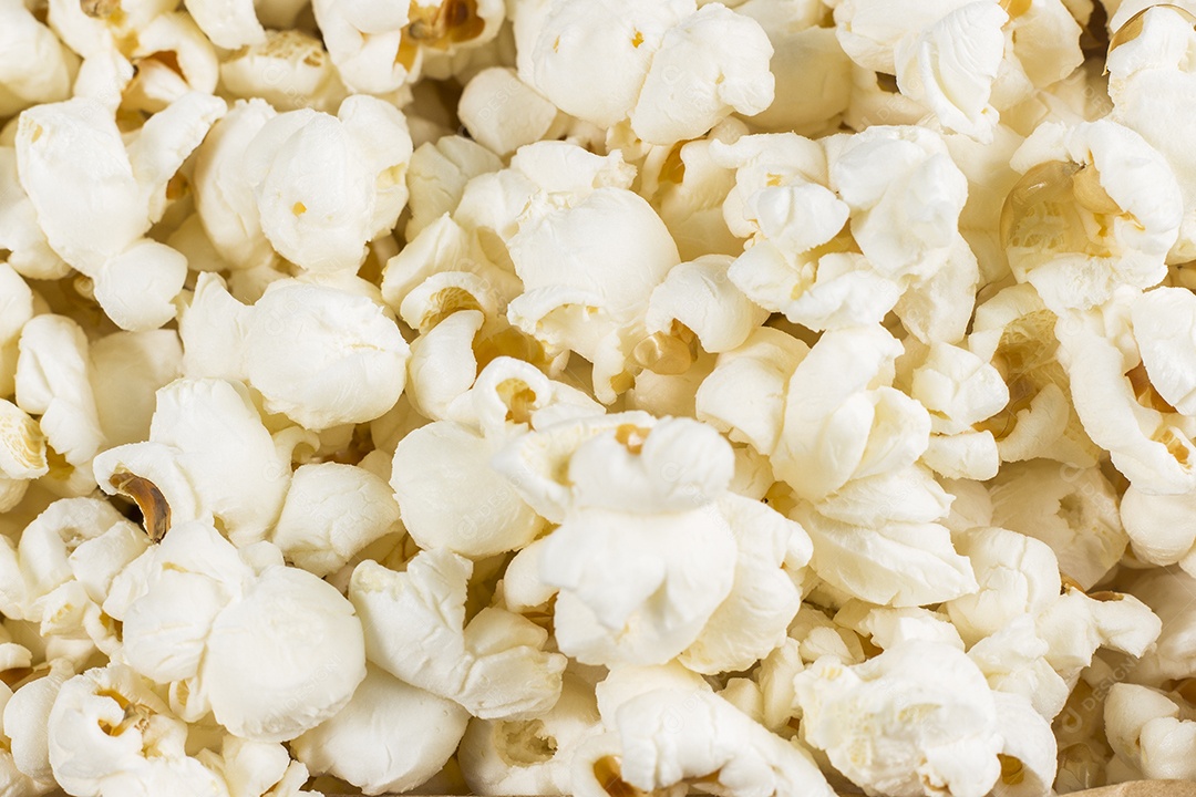 Fundo de Textura de Padrão de Pipoca