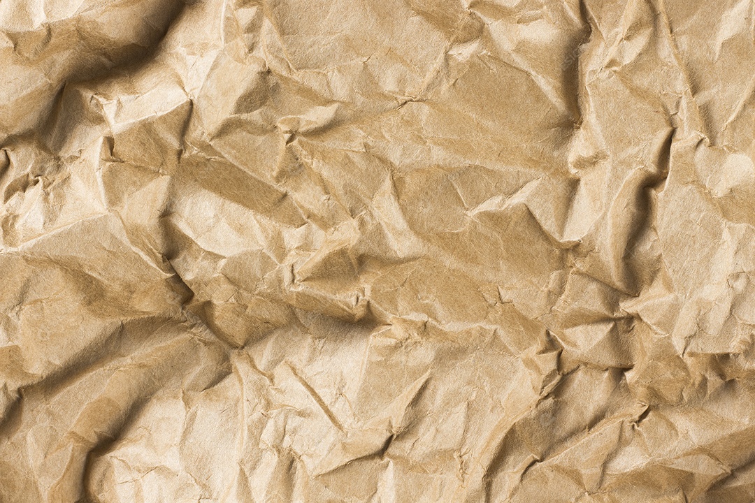Textura de Papel Velho Amassado