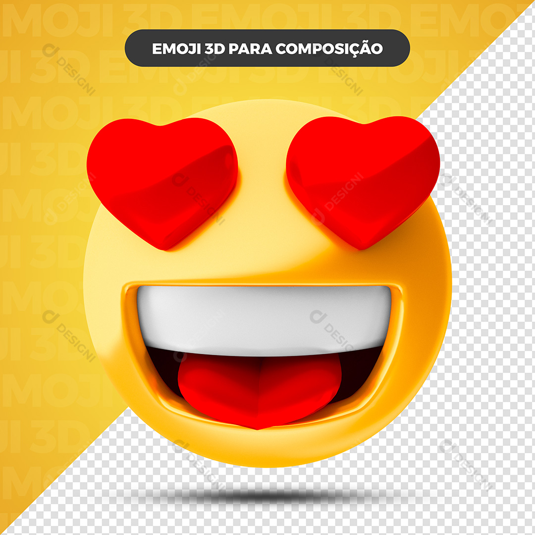 Emoji 3D Para Composição PNG Transparente Sem Fundo