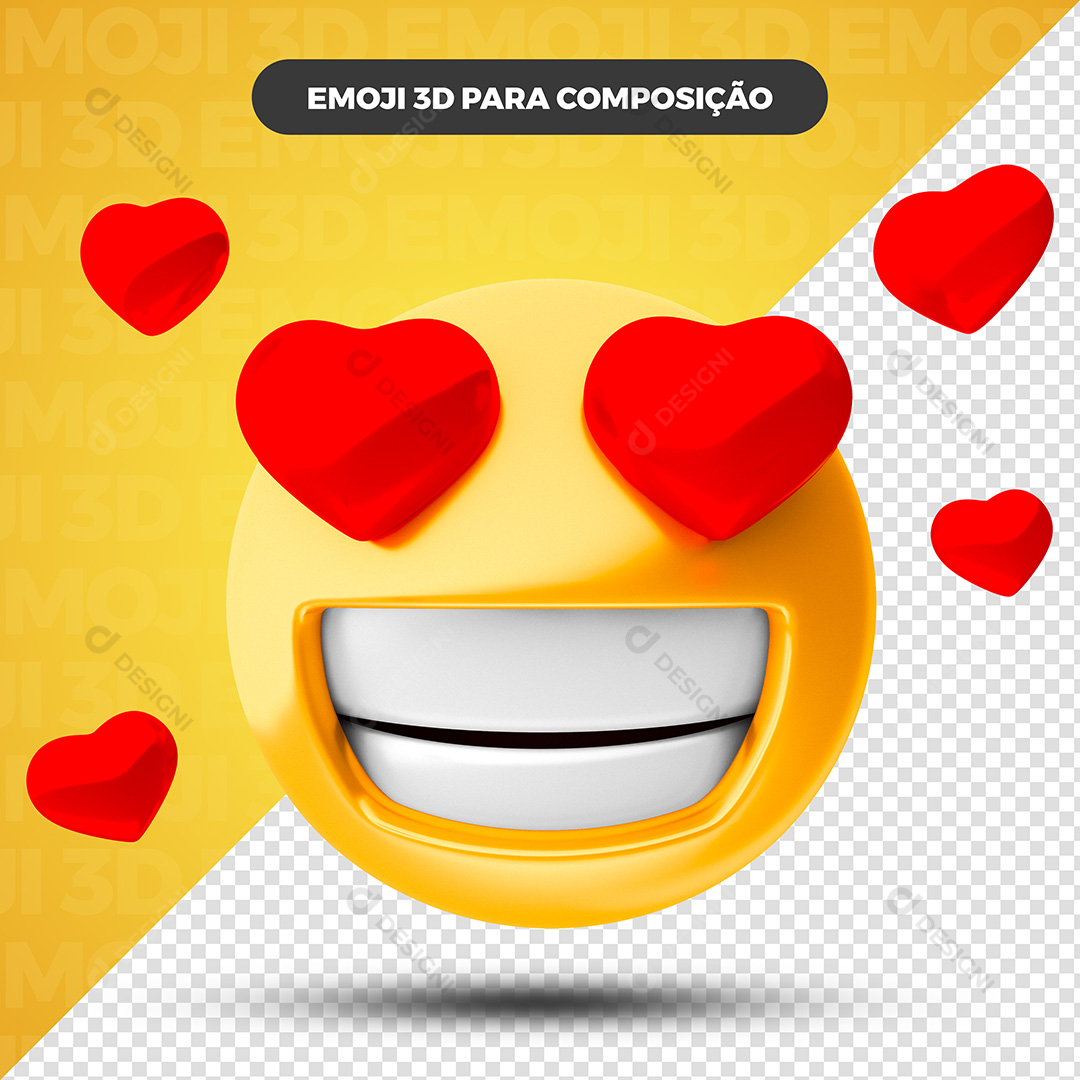 Emoji 3D Para Composição PNG Transparente Sem Fundo