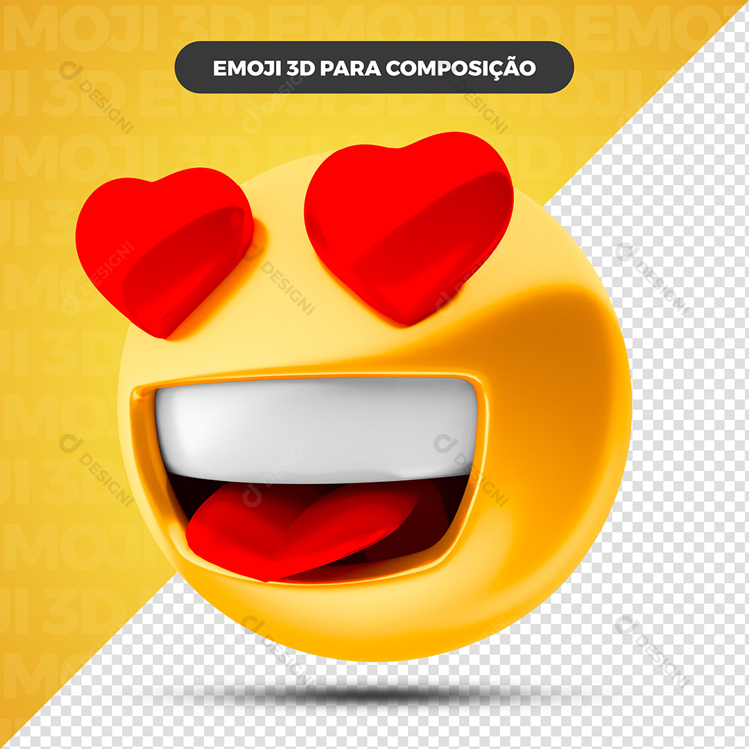 Emoji 3D Para Composição PNG Transparente Sem Fundo