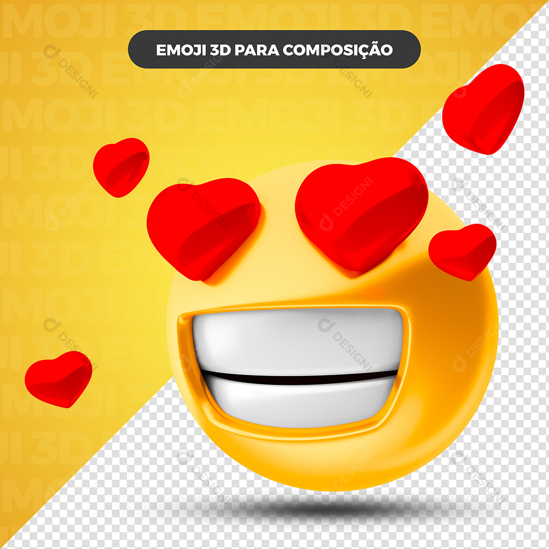 Emoji 3D Para Composição PNG Transparente Sem Fundo