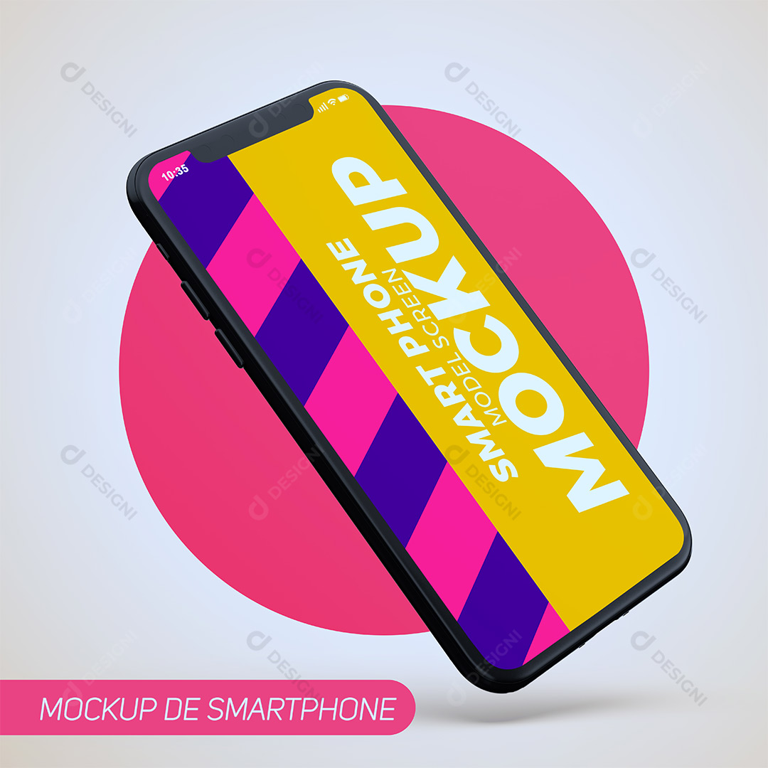 Mockup de Celular Smart Phone PSD Editável