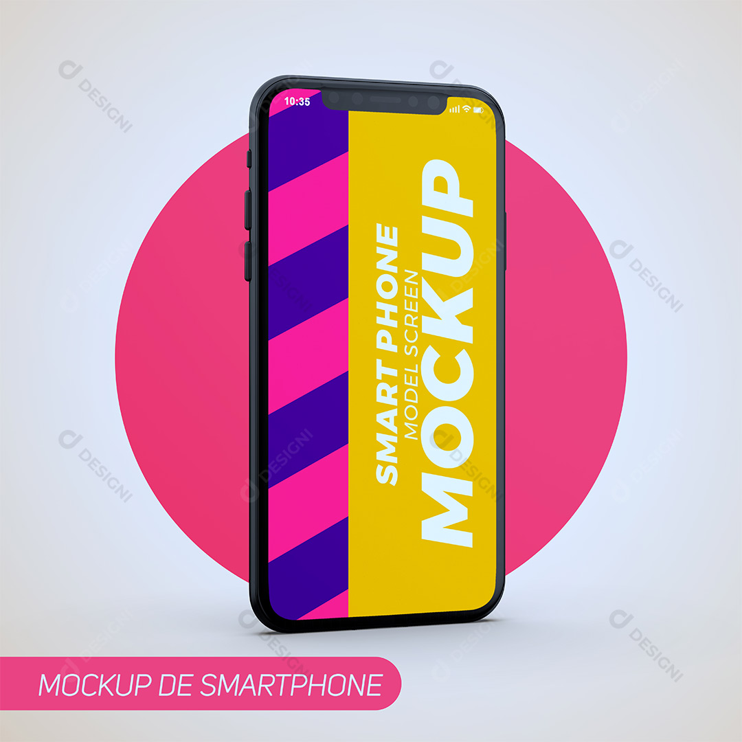 Mockup de Celular Smartphone PSD Editável