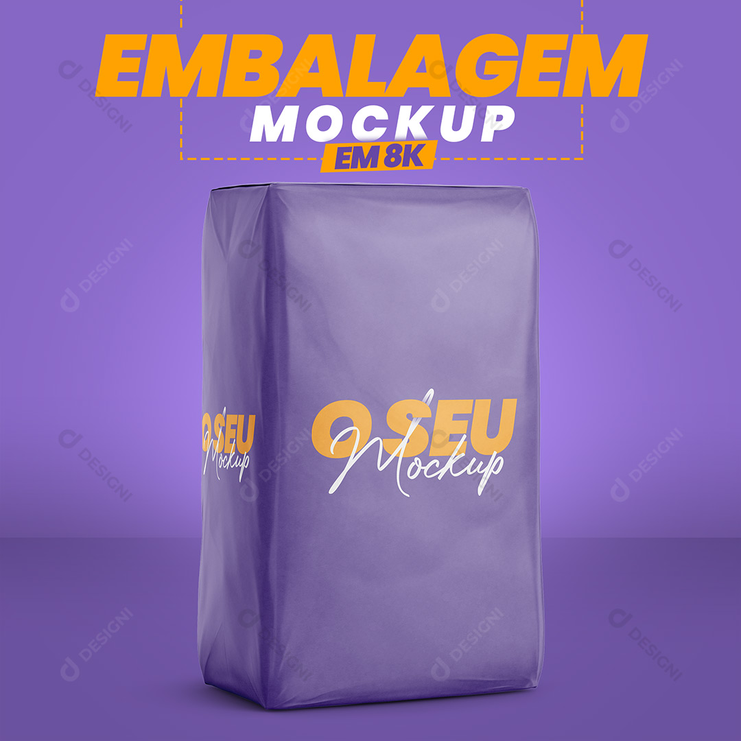 Mockup Embalagem Em 8K PSD Editável
