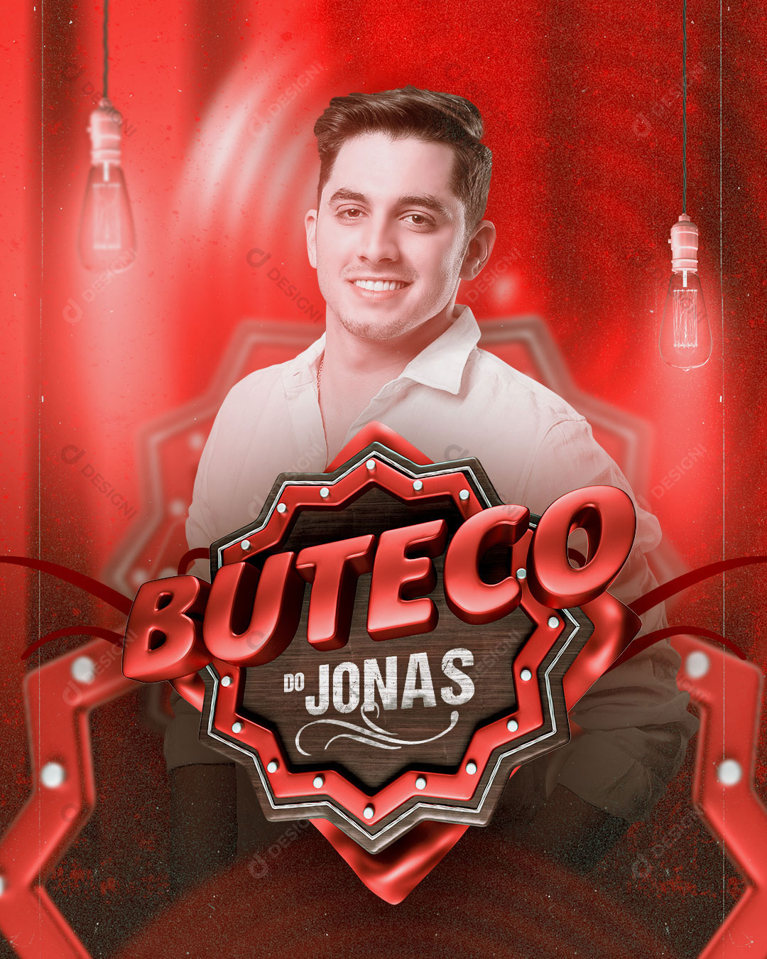 Flyer Evento Show Boteco Artista Social Media PSD Editável