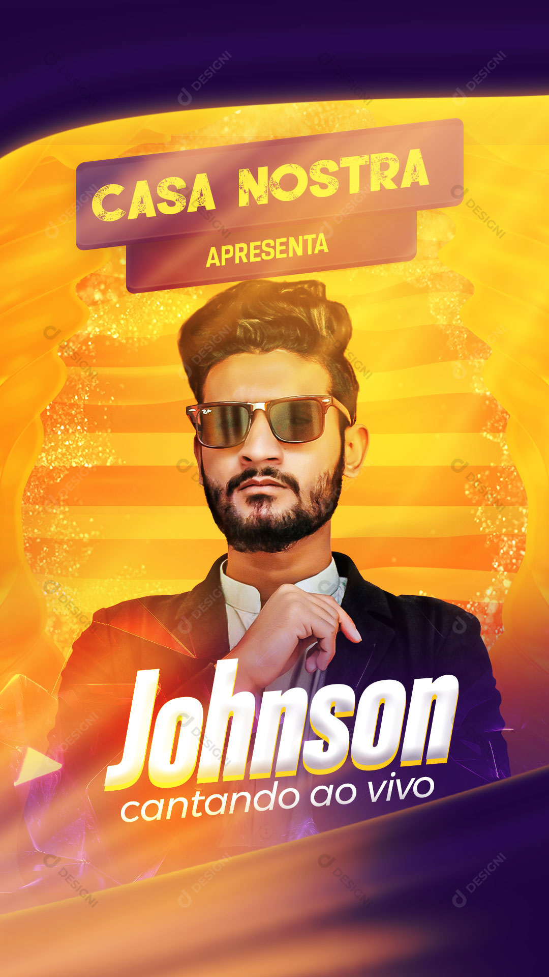 Story Flyer Show Evento Casa Nostra Social Media PSD Editável