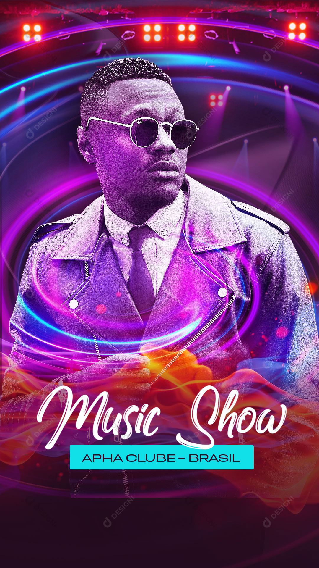 Story Flyer Show Evento Music Show Social Media PSD Editável
