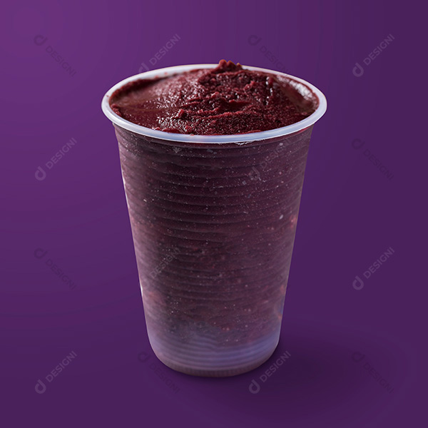 Copo de Açaí Fundo Roxo