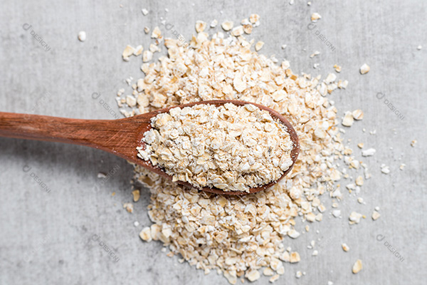 Colher de Madeira com Cereais