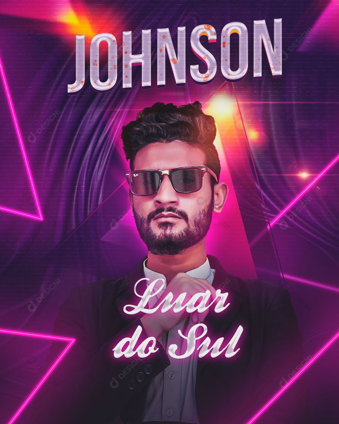 Flyer Show Evento Artista Social Media PSD Editável