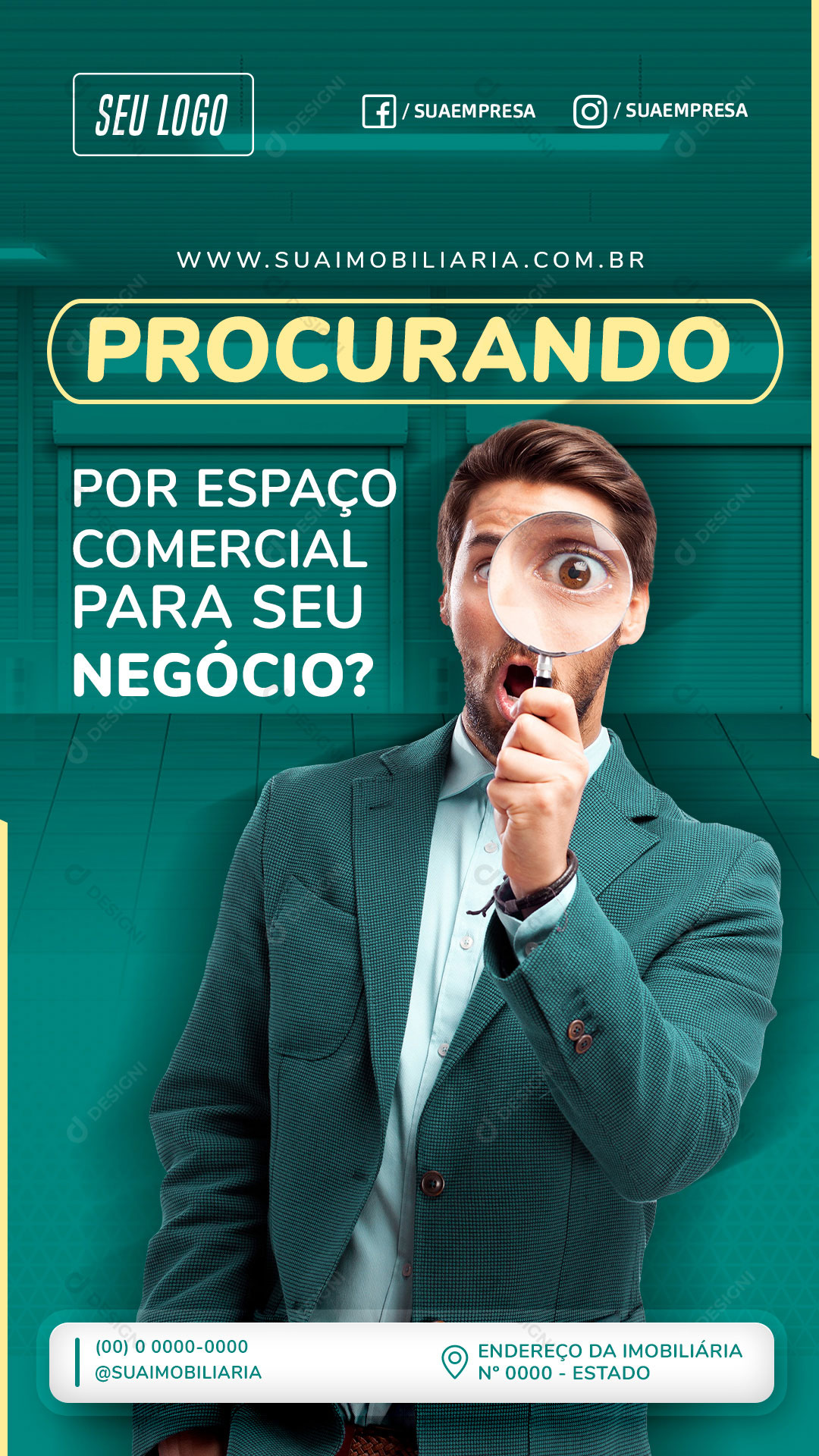 Story Procurando Por um Espaço Social Media PSD Editável
