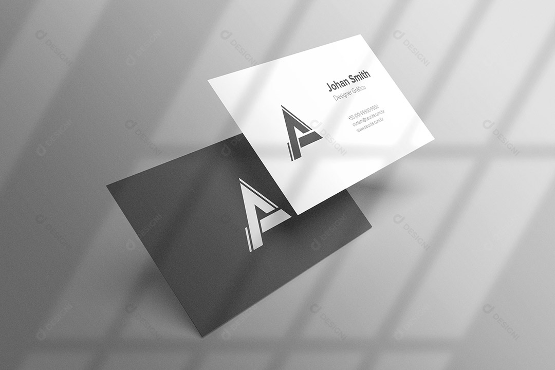 Mockup Cartão de Visita PSD