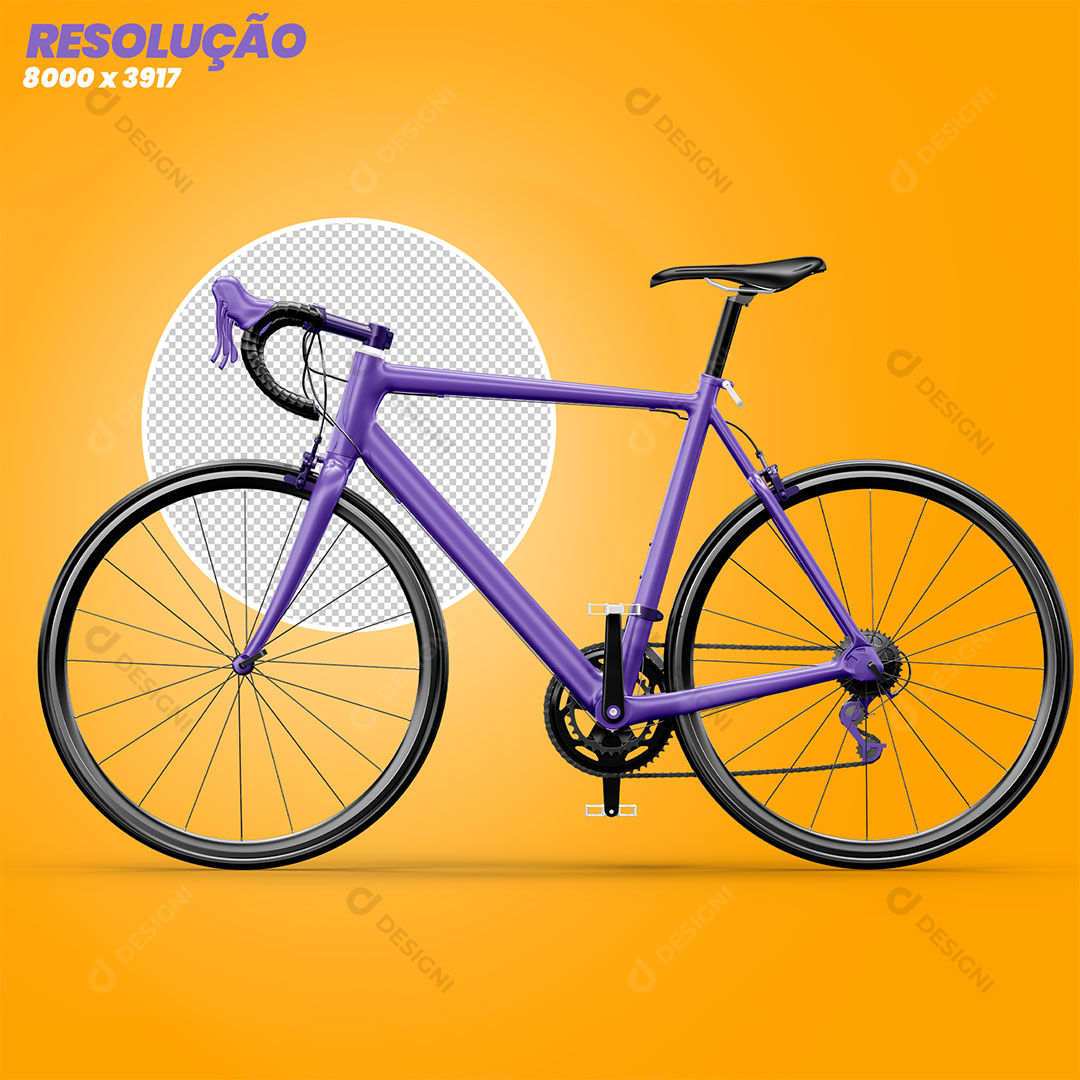 Bicicleta Bike Elemento 3D Para Composição PSD