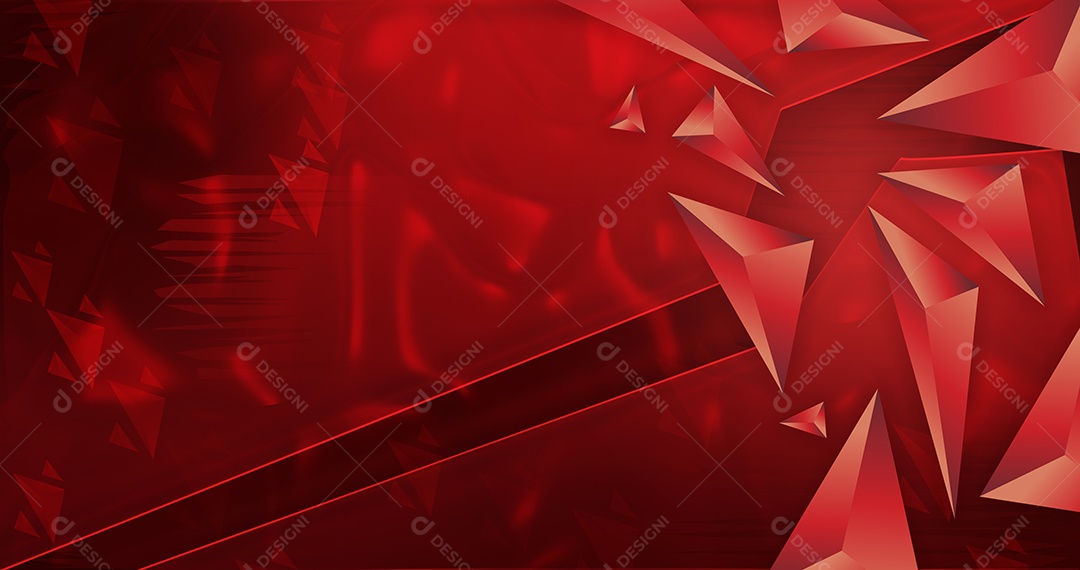 Background Vermelho Formas Abstrato JPG